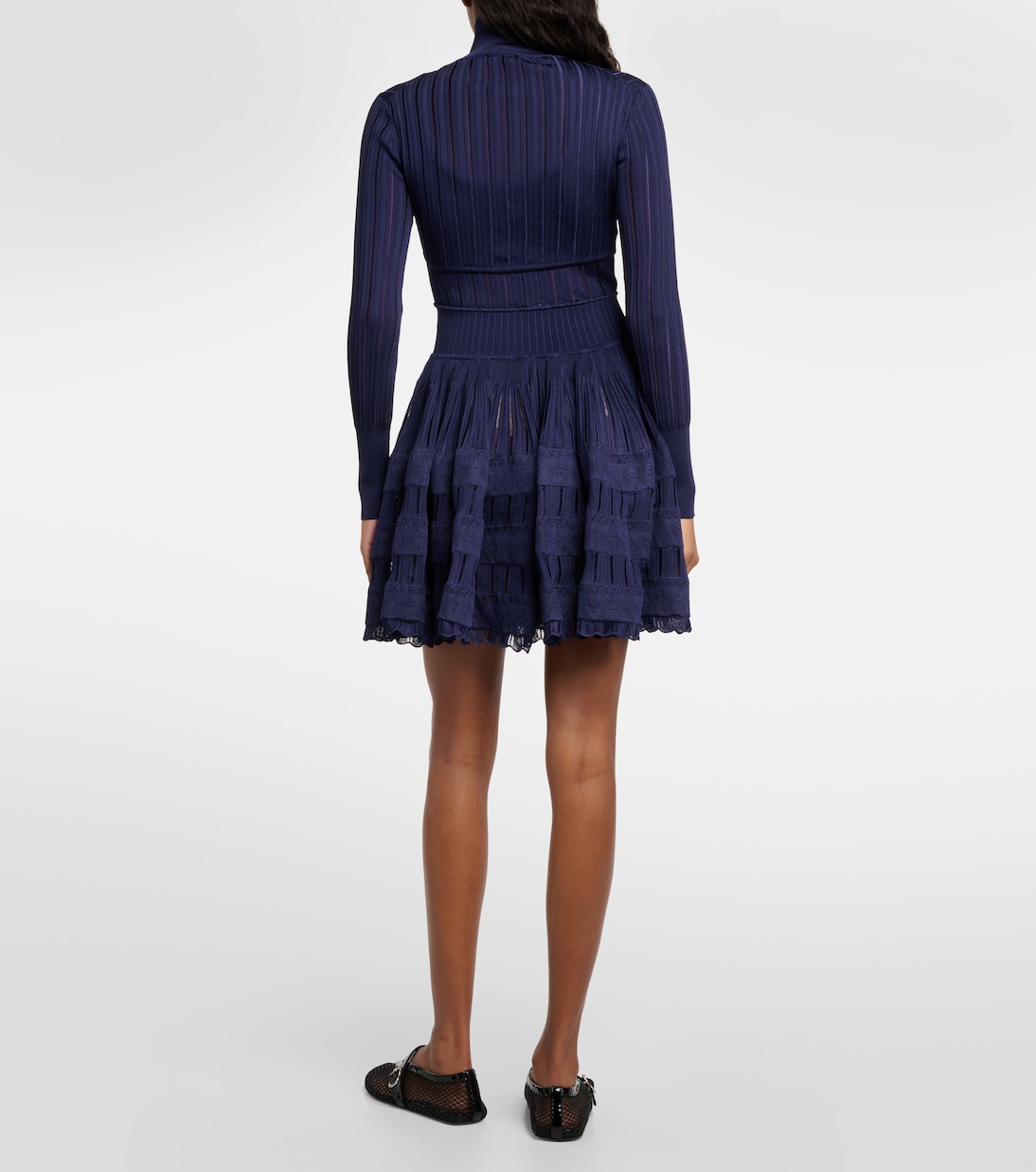 Cropped-Cardigan Crinoline | Alaïa