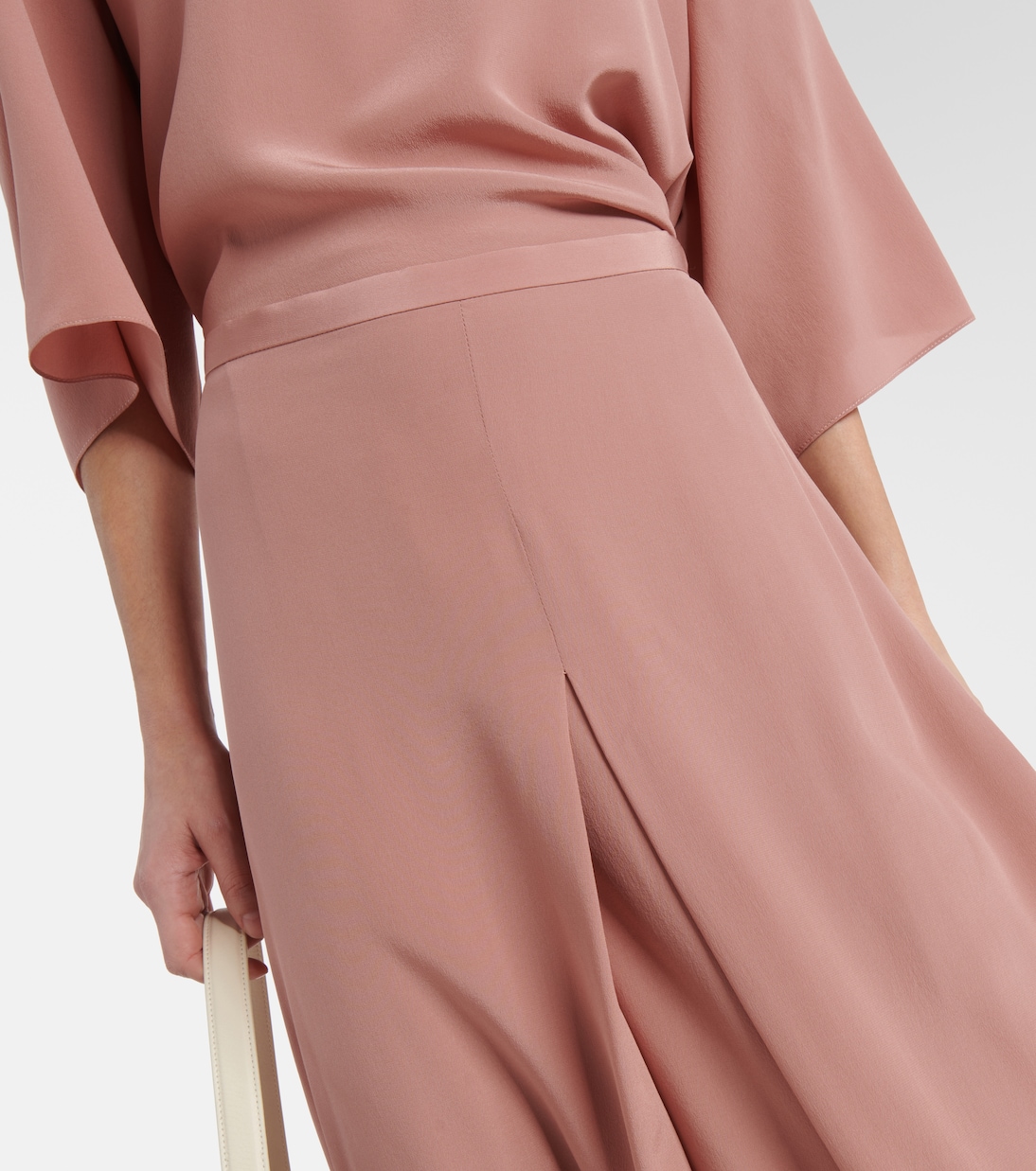 Maxirock Lotta aus Crêpe de Chine aus Seide | Fforme