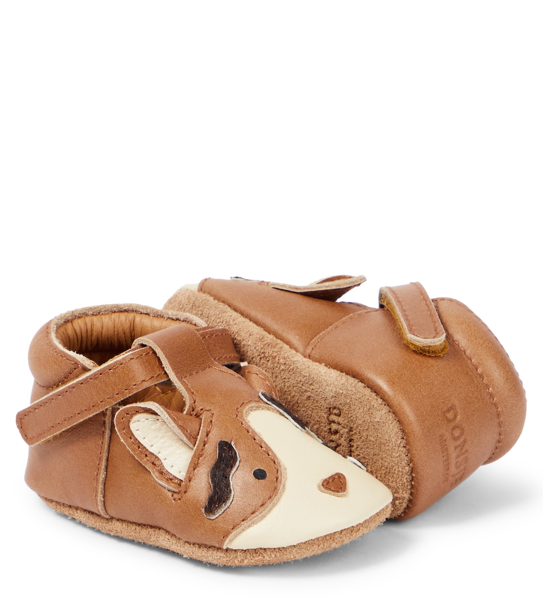 Baby Spark Calico Cat leather shoes | Donsje