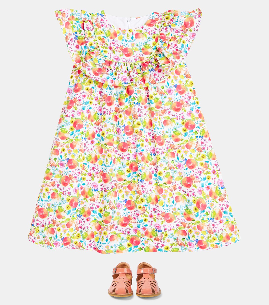 Robe Paloma en coton à fleurs | La Coqueta