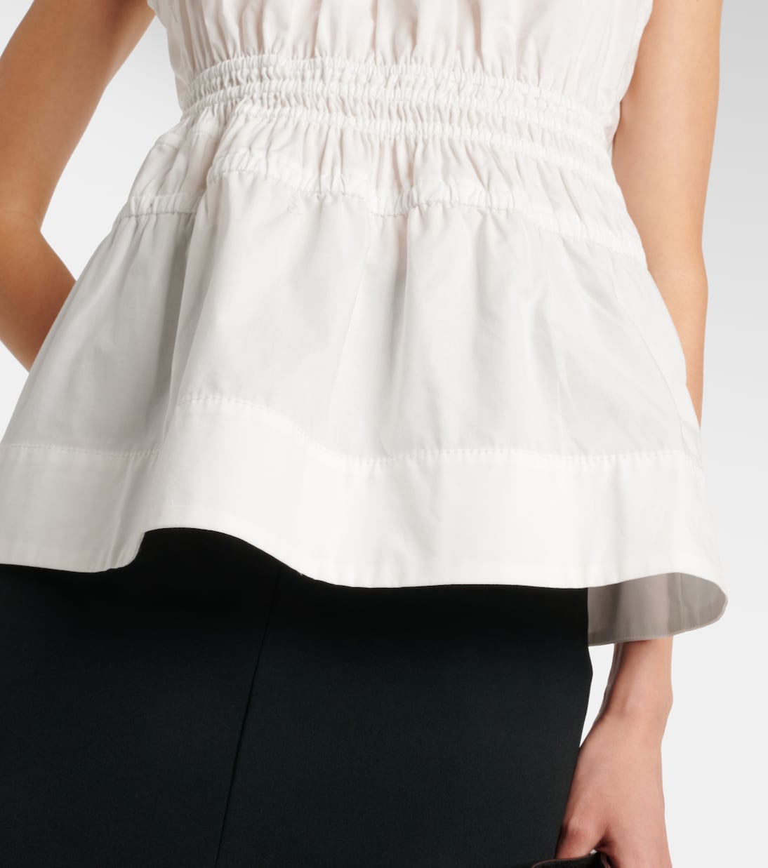 White Label Top Birdie aus Baumwollpopeline | Proenza Schouler