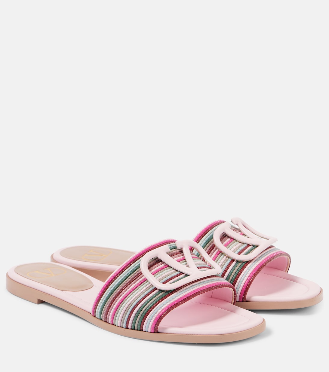 Pantoletten VLogo Signature aus Leder | Valentino Garavani