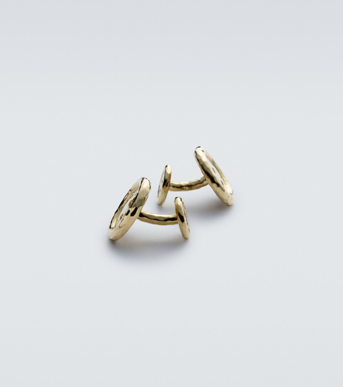 Button 18kt gold cufflinks | Octavia Elizabeth