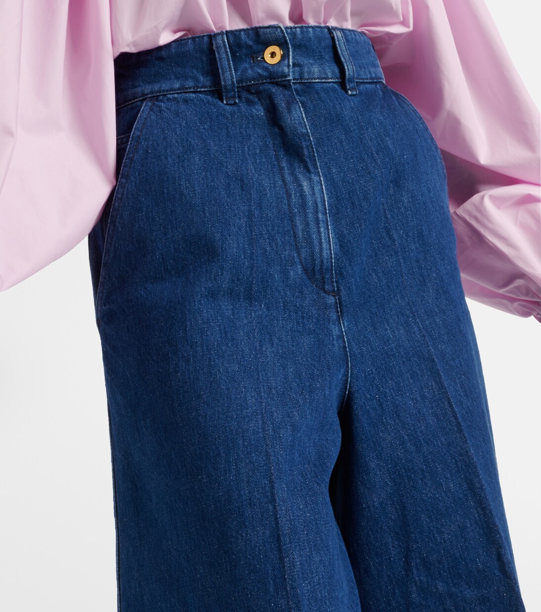 High-Rise Wide-Leg Jeans | Patou