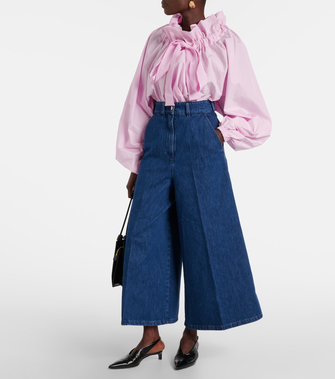 High-Rise Wide-Leg Jeans | Patou