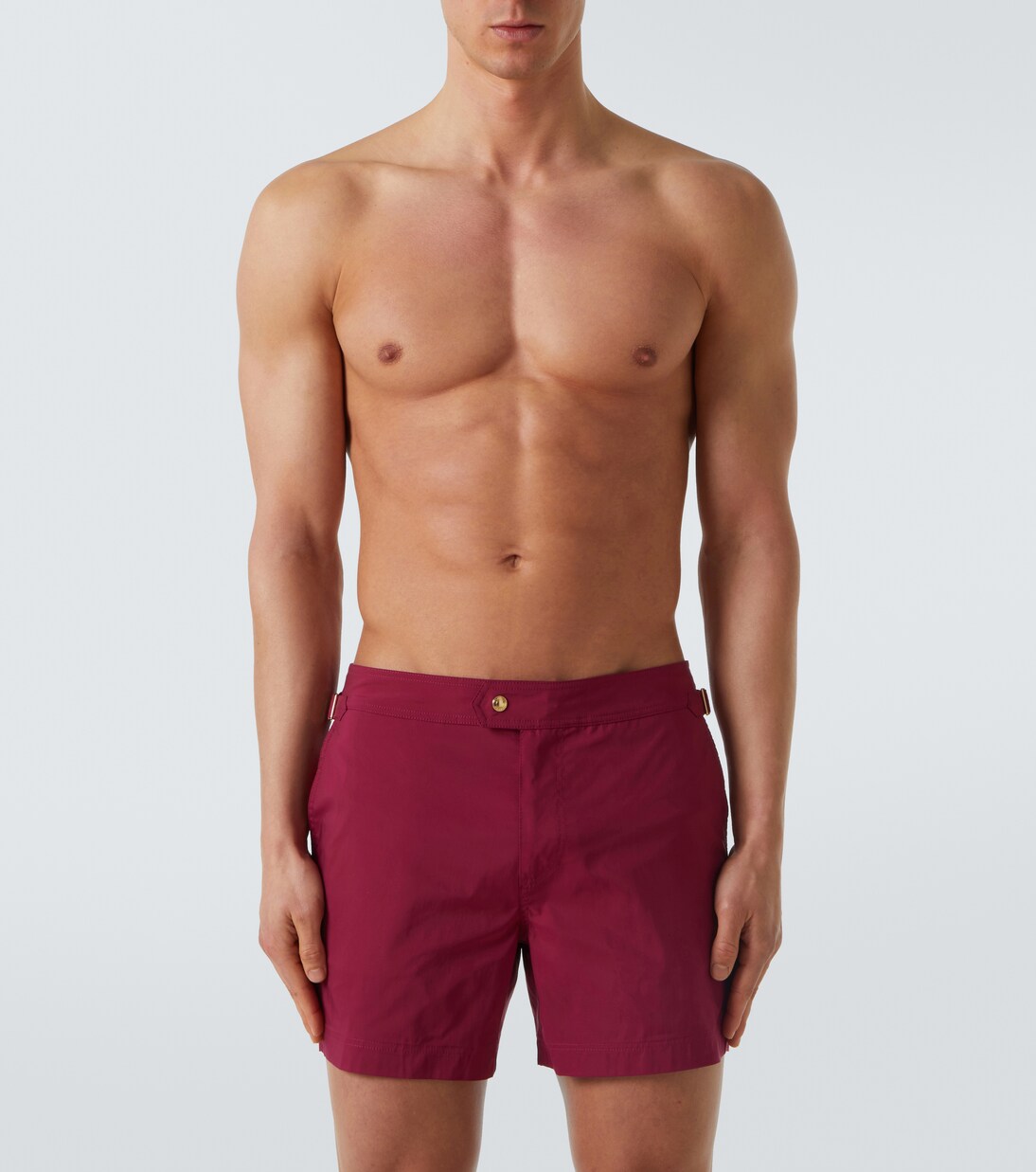 Technical poplin swim shorts | Tom Ford