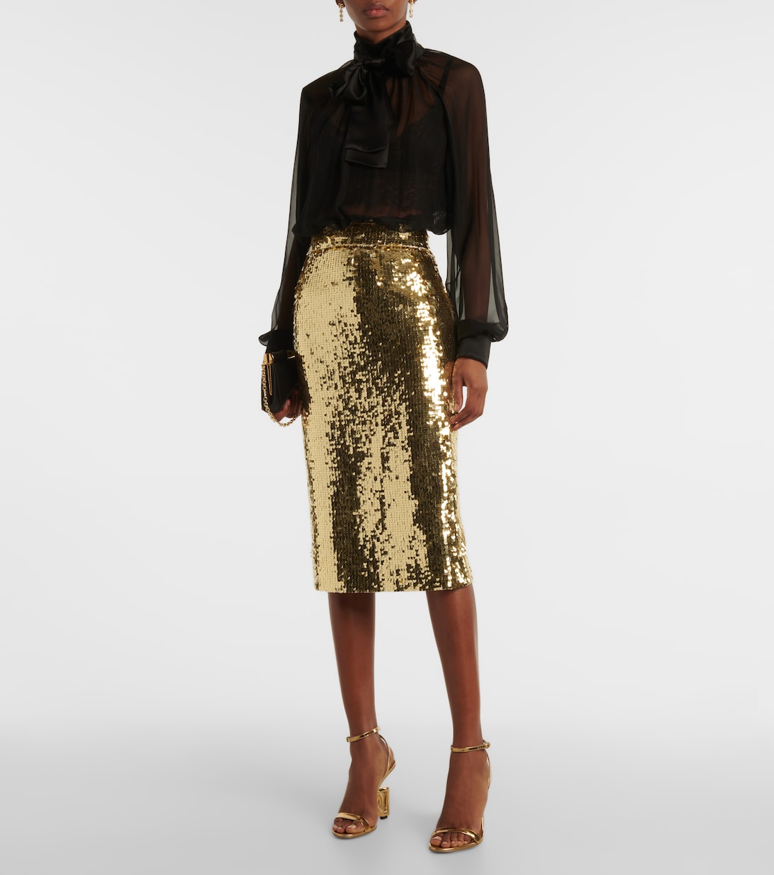 Sequined midi skirt | Dolce&Gabbana