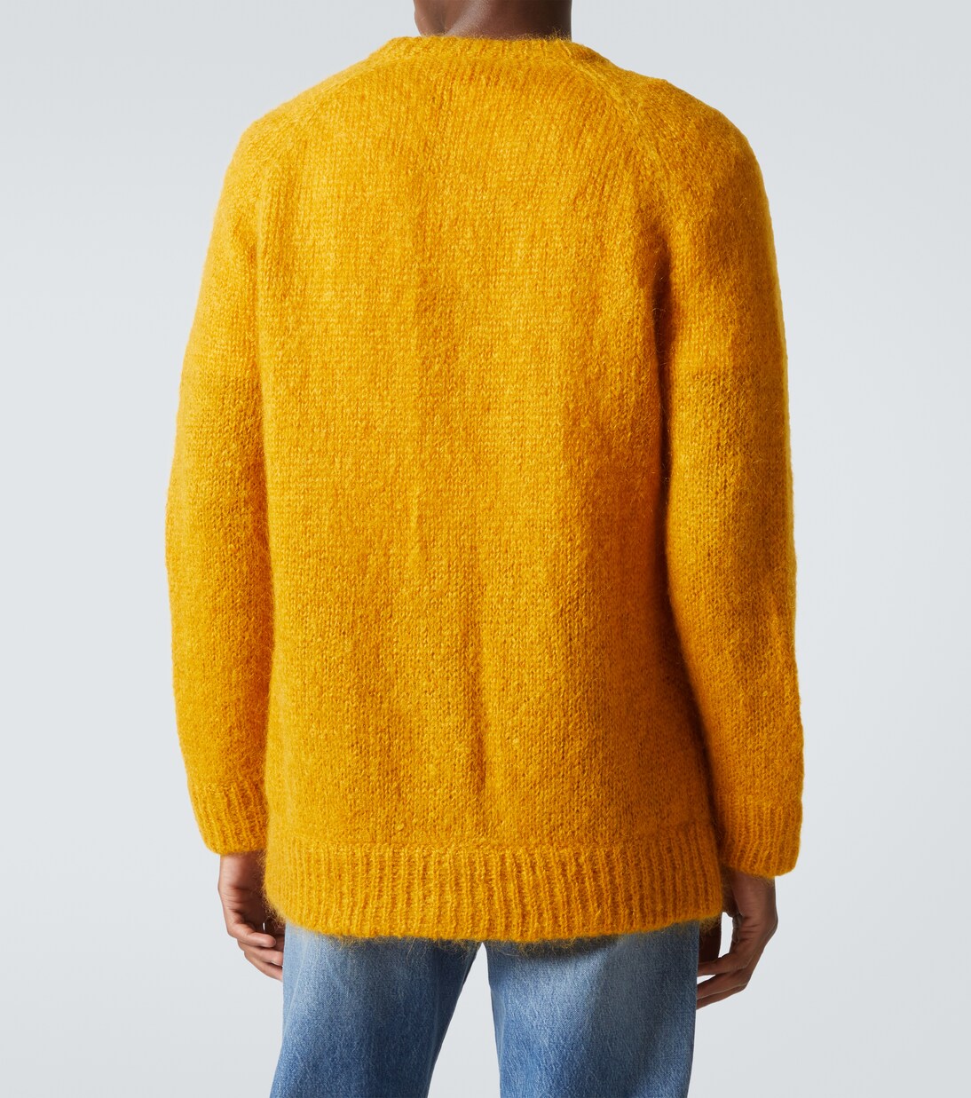 Cable-knit mohair-blend cardigan | Valentino