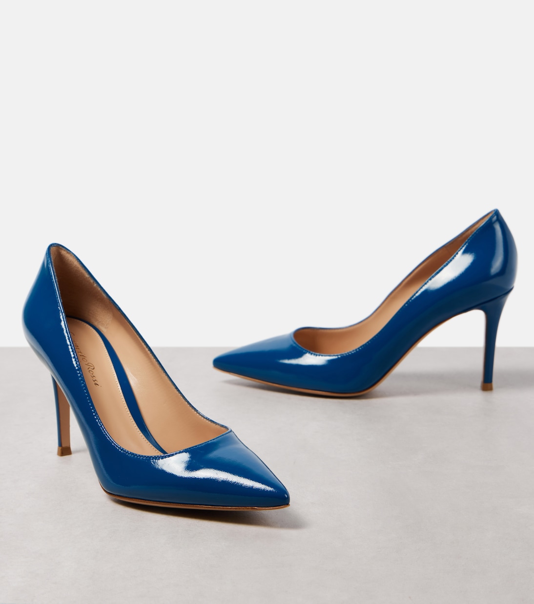 Gianvito 85 leather pumps | Gianvito Rossi