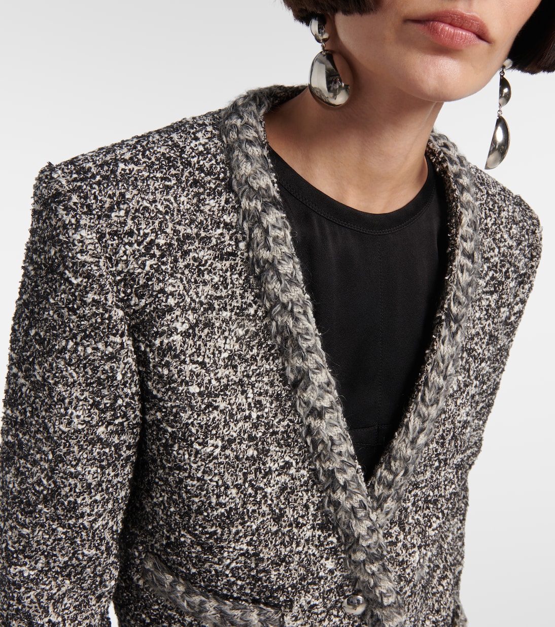 Blazer cropped Gwendoline in tweed | Isabel Marant