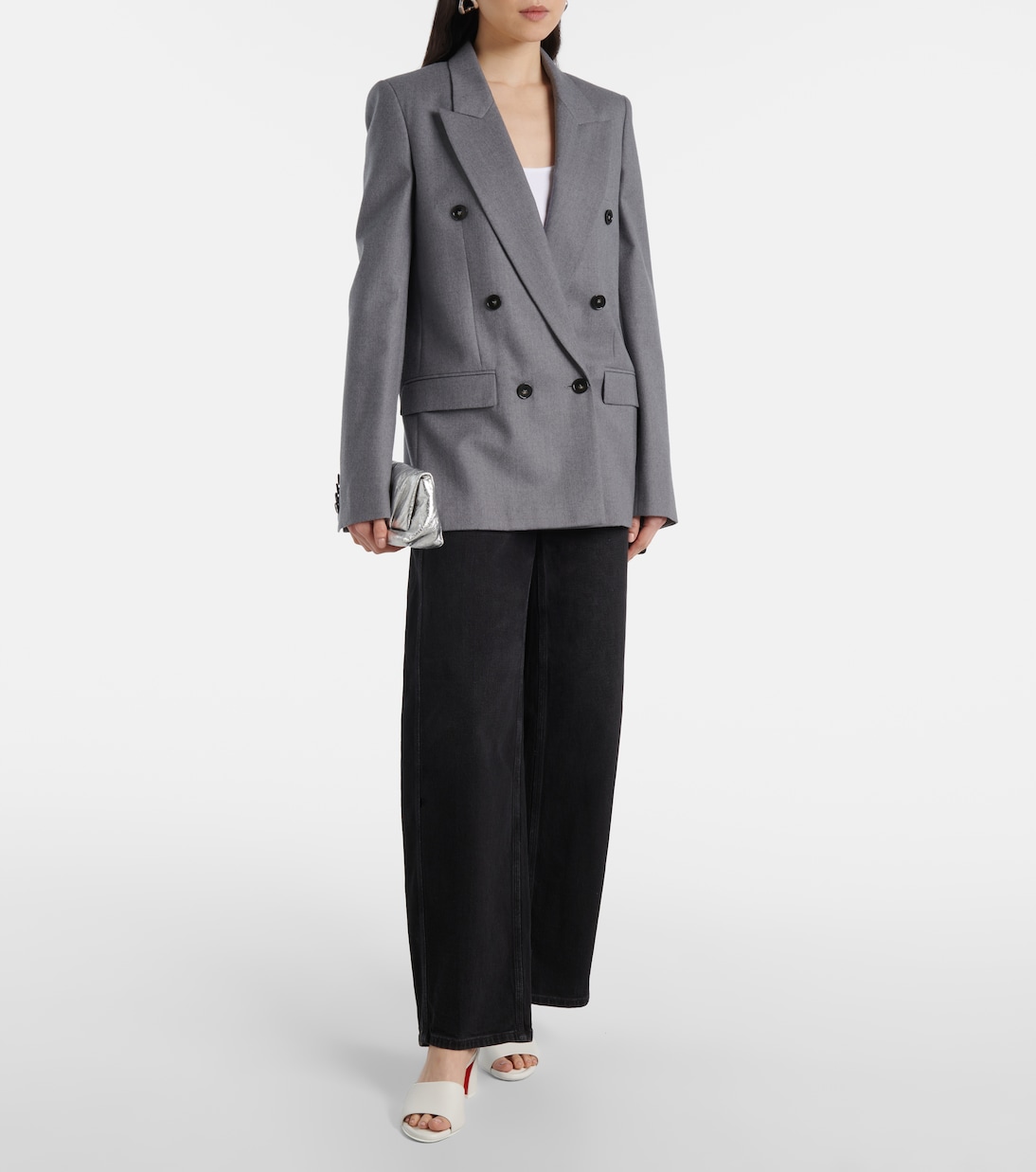 Jane 55 leather mules | Christian Louboutin