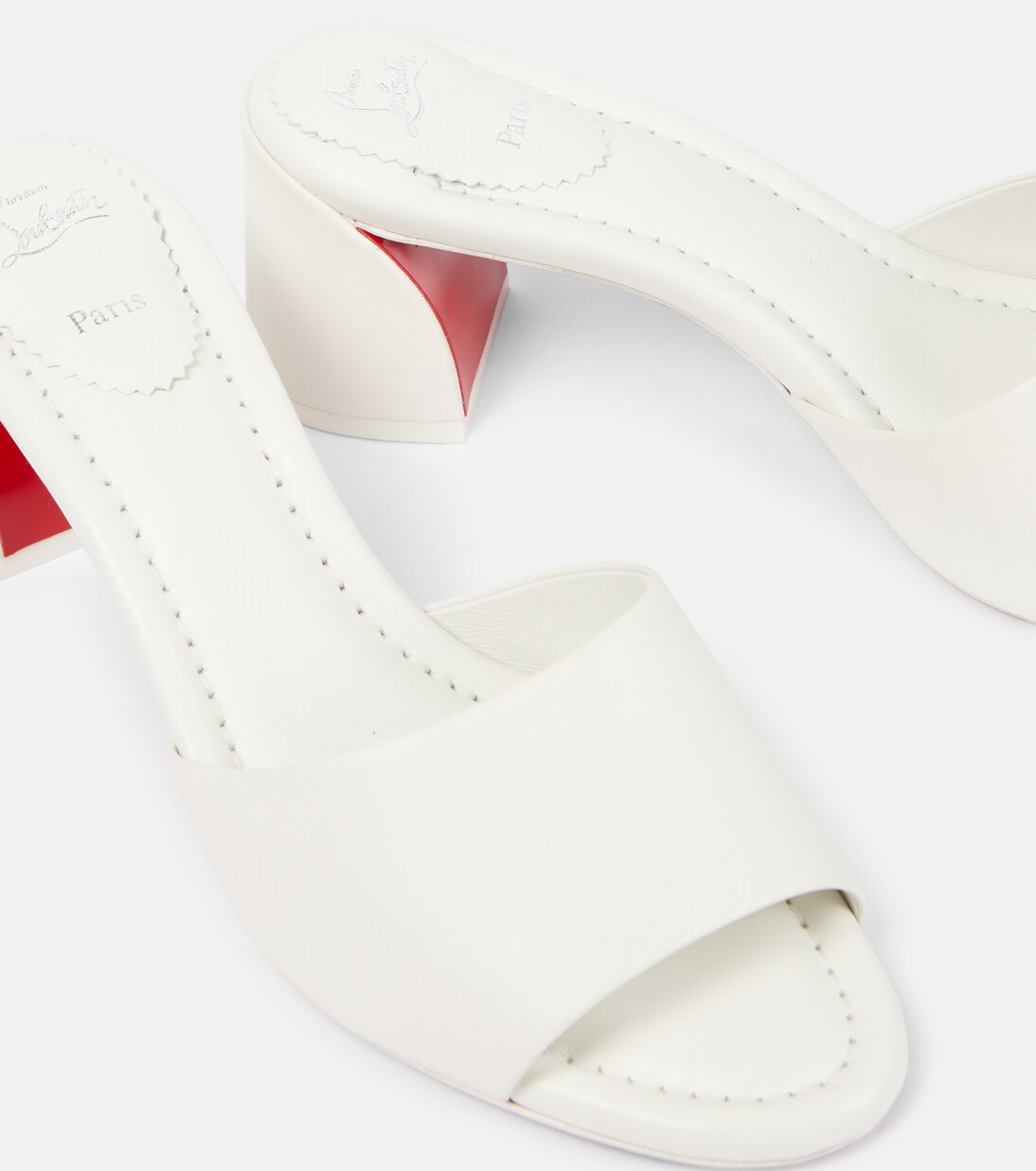 Jane 55 leather mules | Christian Louboutin