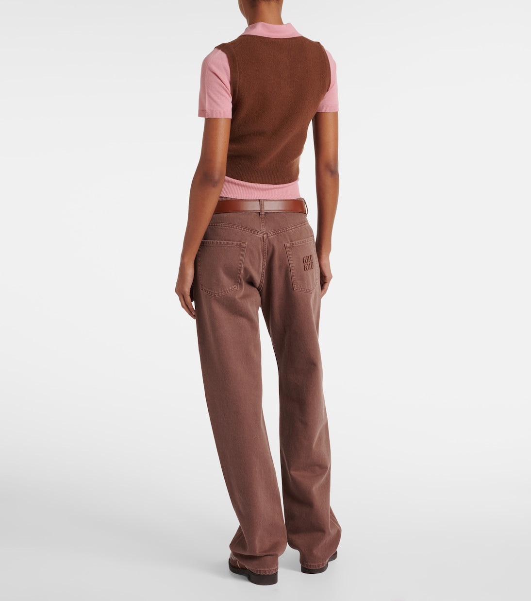 Polo en cachemire et laine | Miu Miu