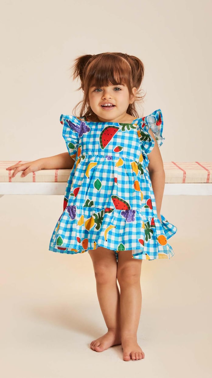 Baby - Abito e culottes in cotone | Fábula