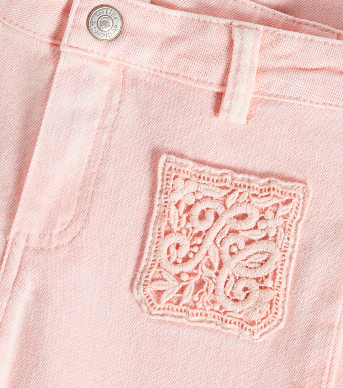 Embroidered jeans | Tartine et Chocolat