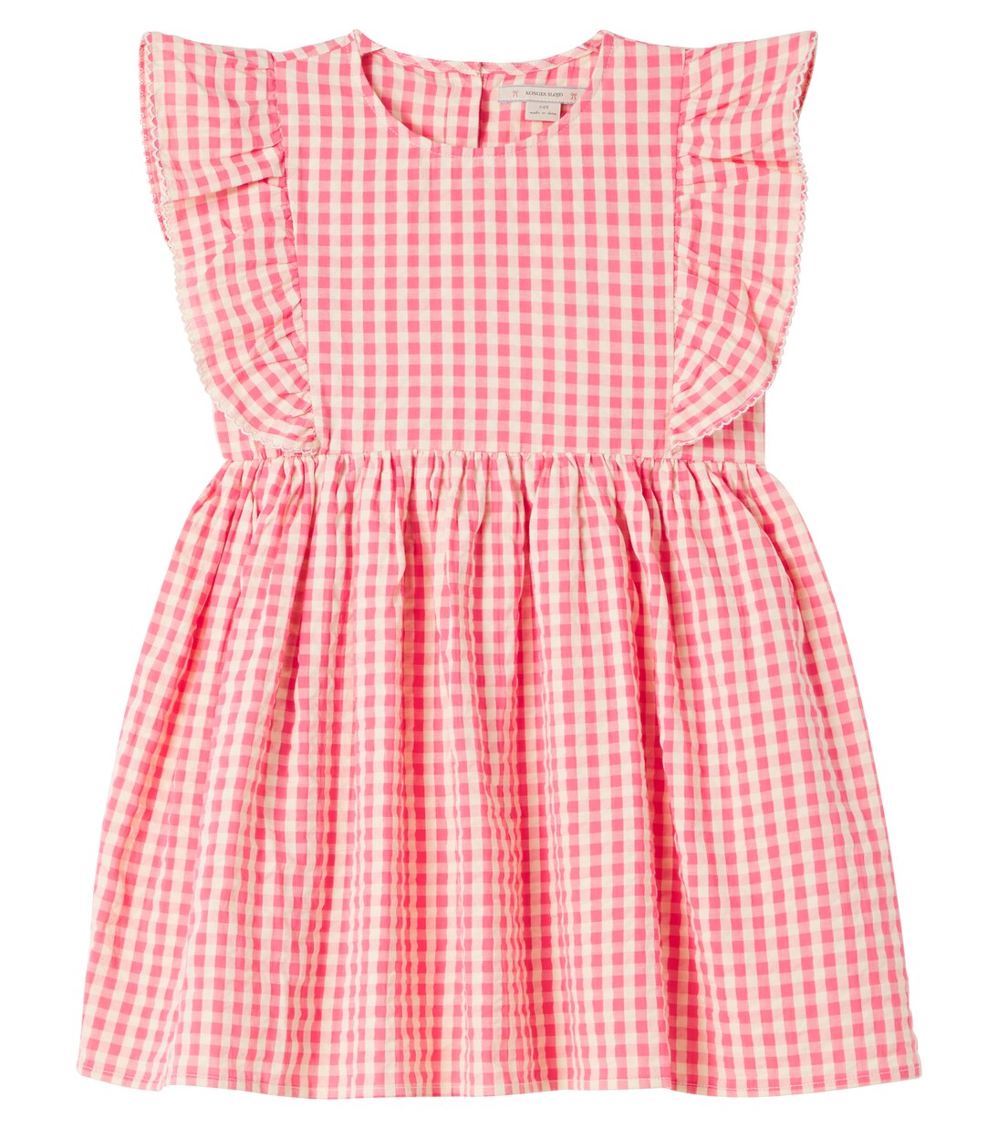 Robe Kim en coton à carreaux | Konges Sløjd