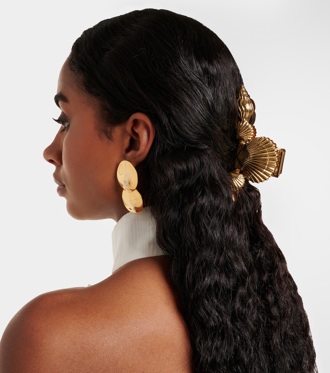 Barrette Oceane en plaqué or | Jennifer Behr