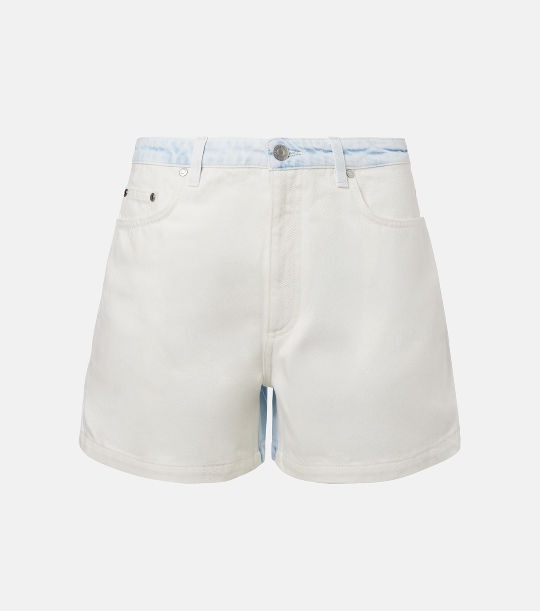 Mid-rise denim shorts | Stella McCartney