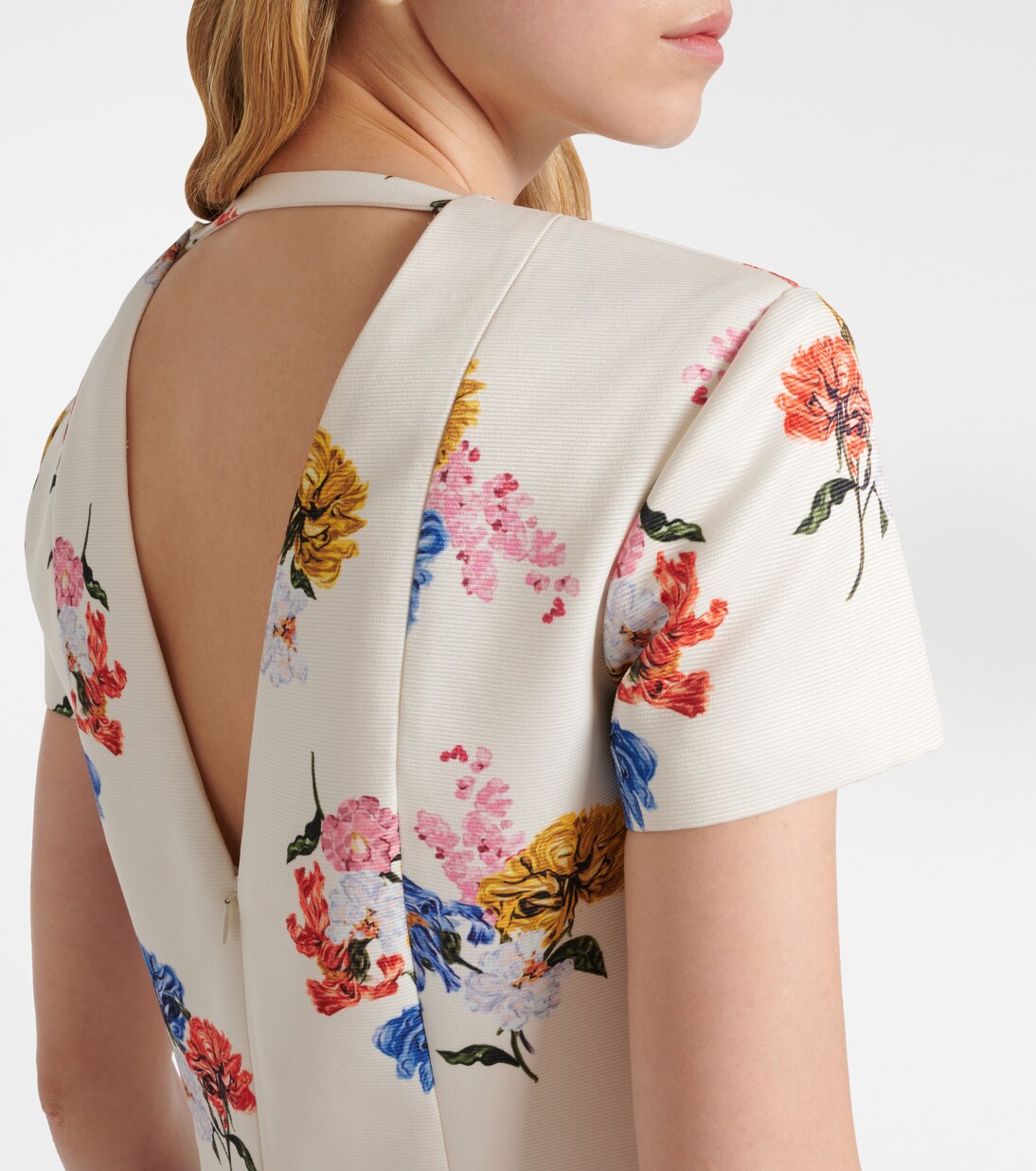 Robe longue Fosette à fleurs  | Emilia Wickstead