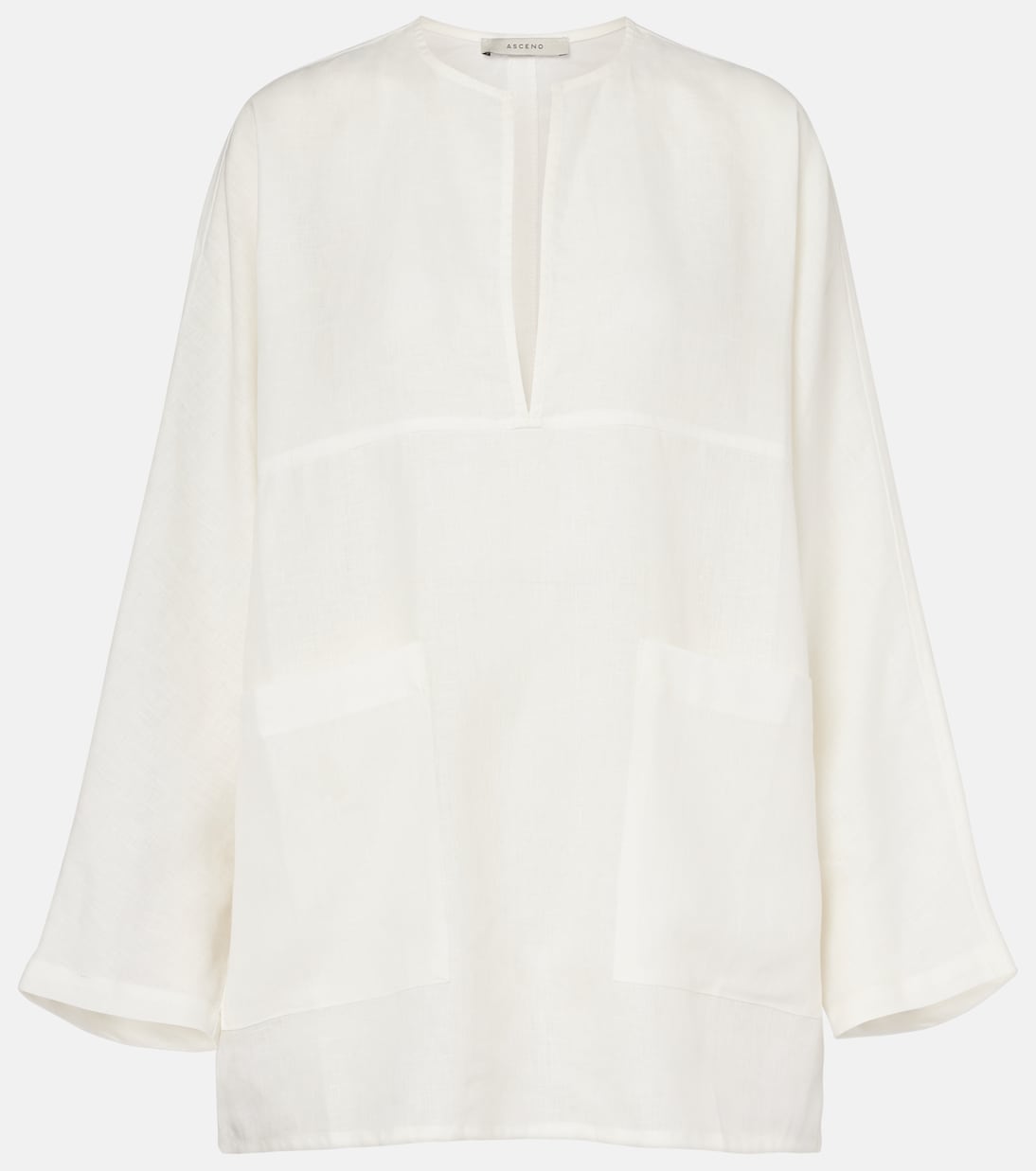 Oversize-Top aus Leinen | Asceno