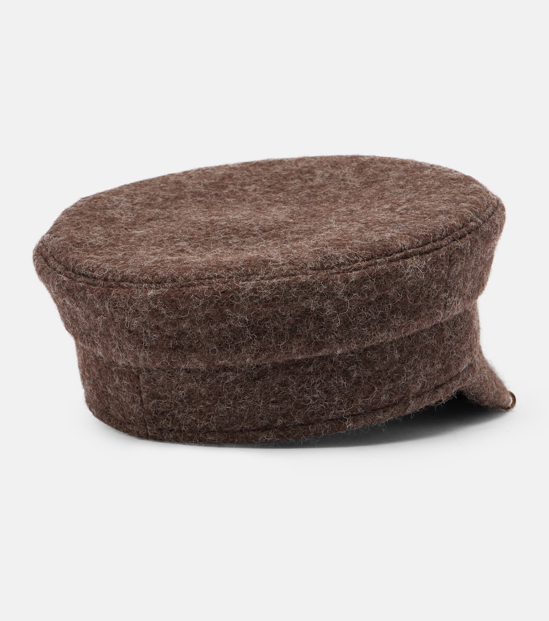 Pierced wool-blend newsboy cap | Ruslan Baginskiy
