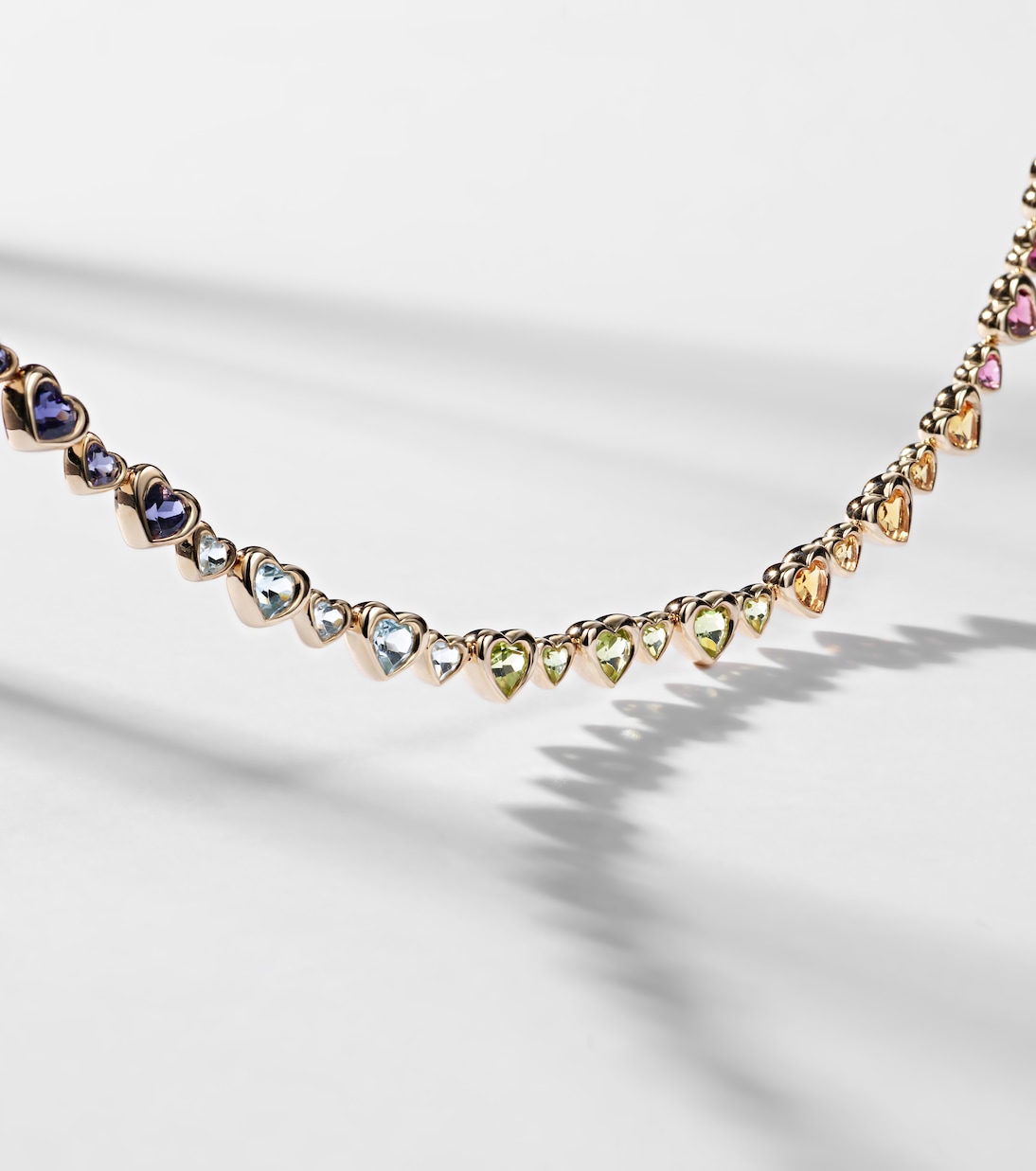 Heart 2 Heart 14kt gold bracelet with gemstones | Roxanne First