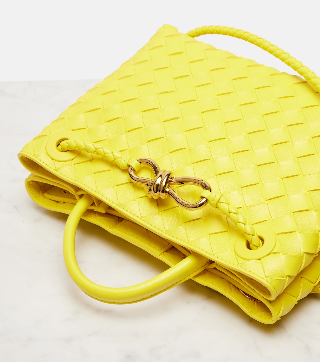 Sac Andiamo Small en cuir | Bottega Veneta
