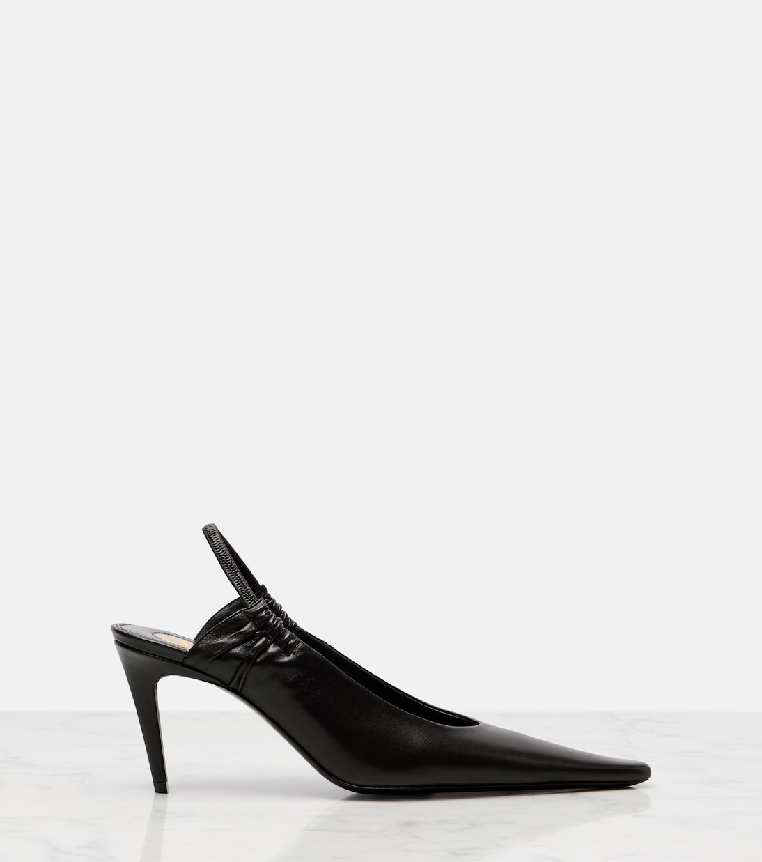 Anne-Marie 75 leather slingback pumps | Saint Laurent