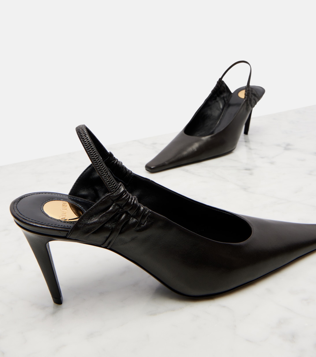 Anne-Marie 75 leather slingback pumps | Saint Laurent