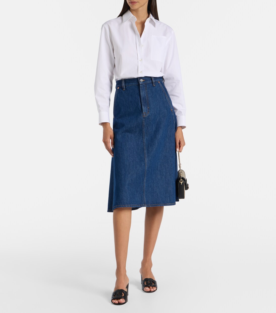 Interlocking G leather mules | Gucci