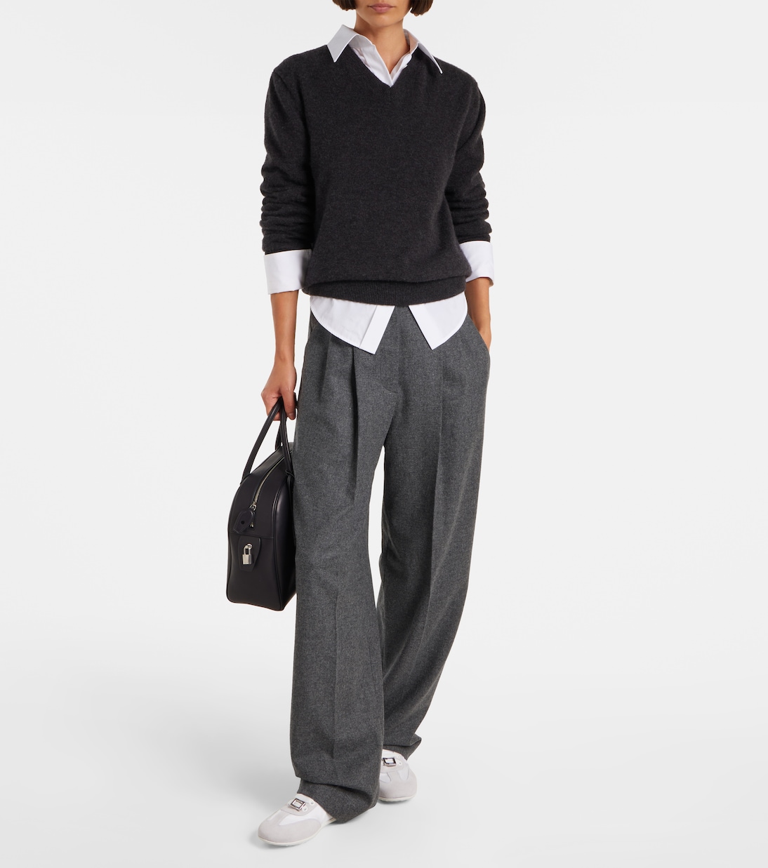 Viv Low suede-trimmed sneakers | Roger Vivier