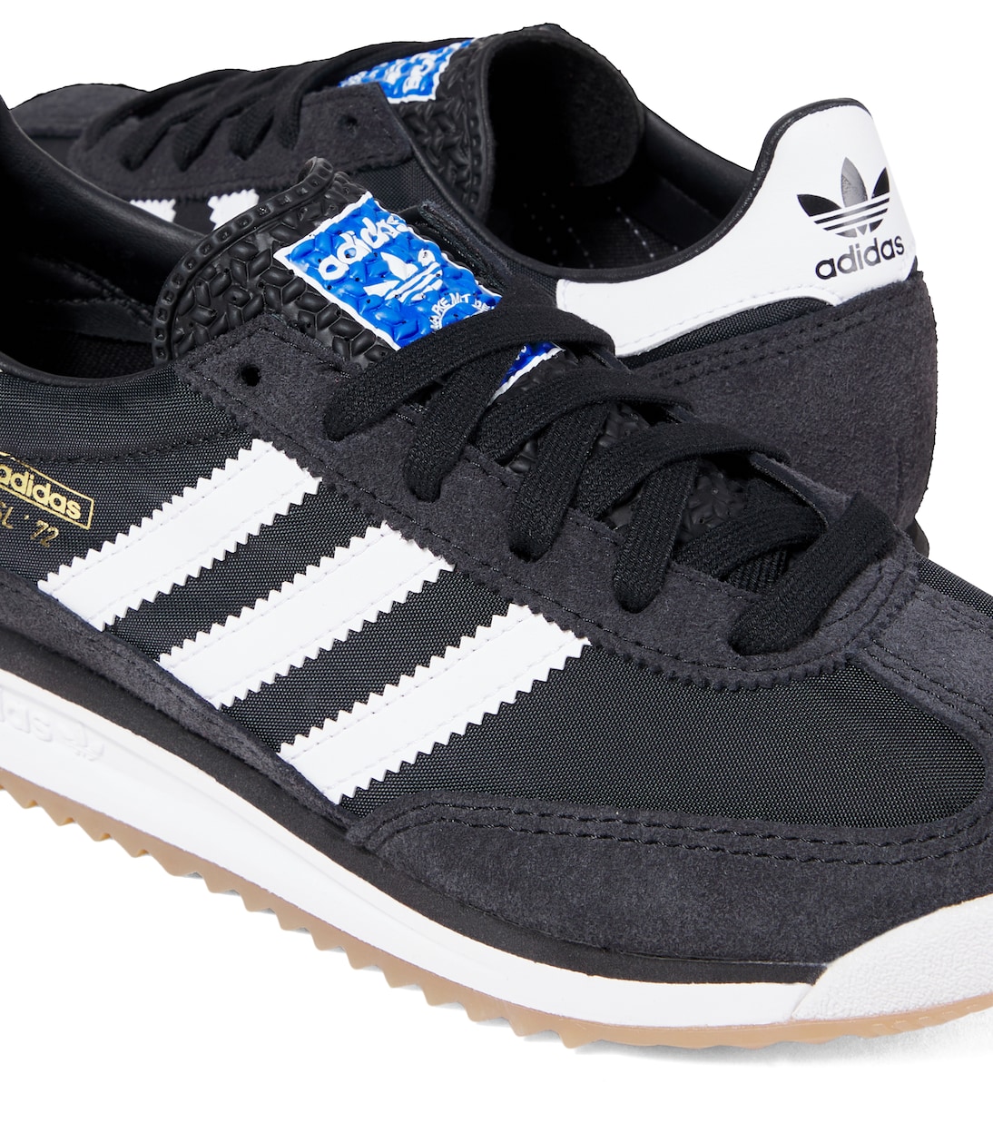 SL 72 suede-trimmed sneakers | Adidas Originals Kids