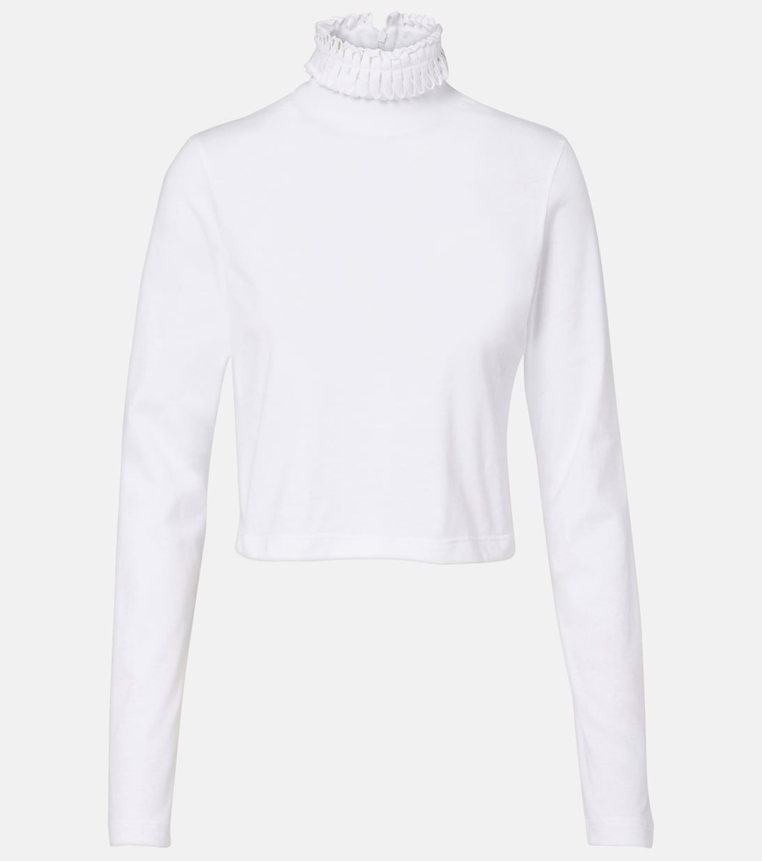 Cropped-Top aus Baumwoll-Jersey | Alaïa