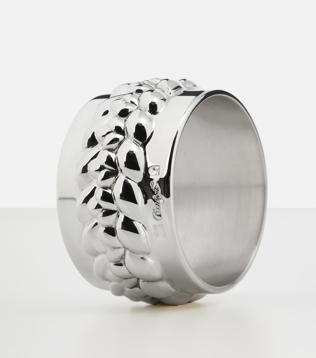 Babylone silver-plated napkin ring | Christofle