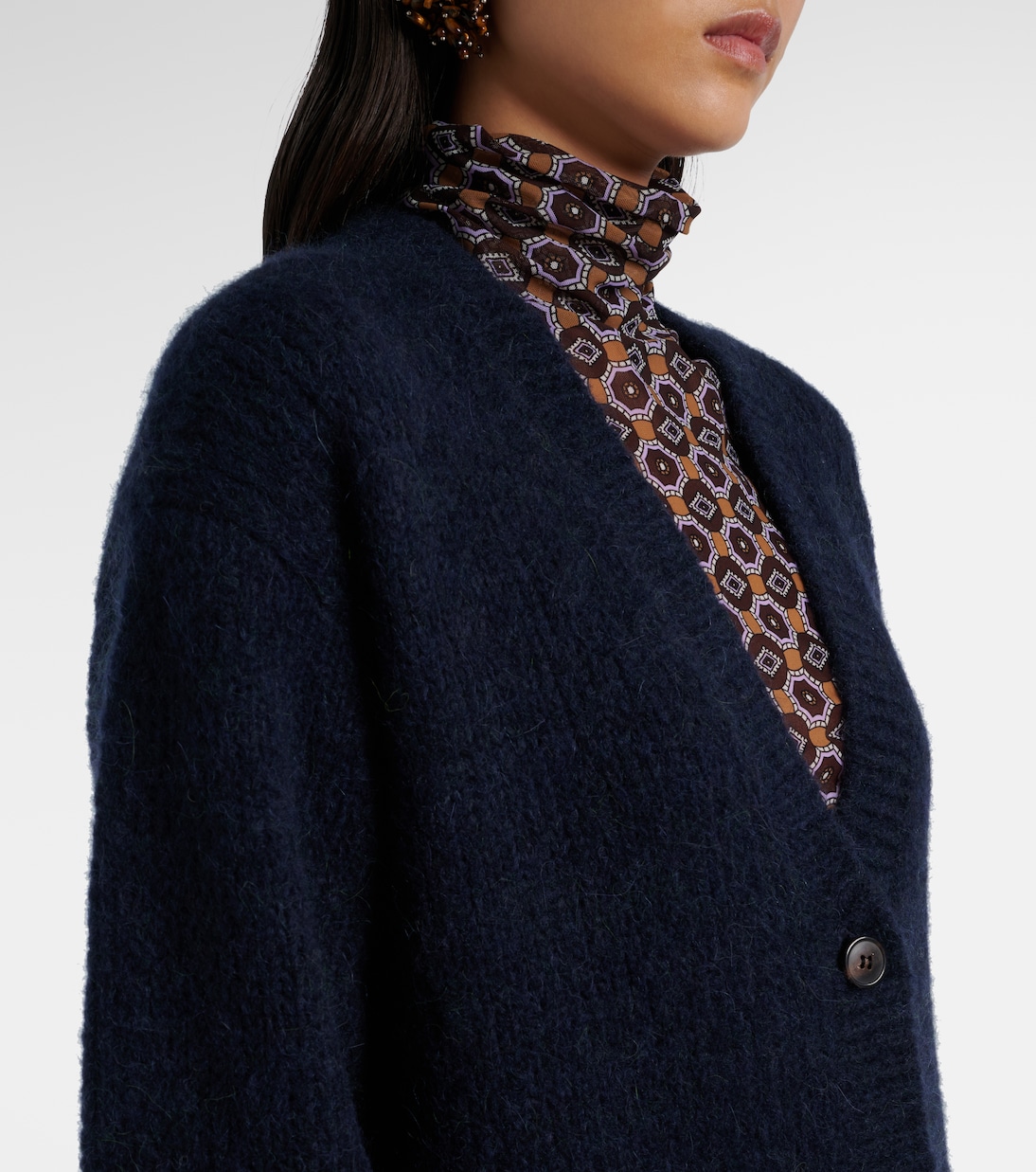 Cardigan en alpaga et laine | Dries Van Noten