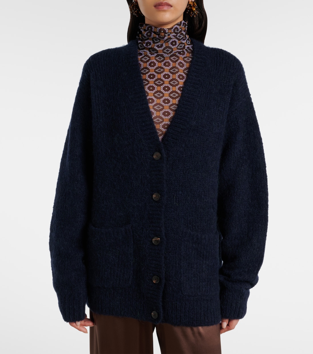 Cardigan en alpaga et laine | Dries Van Noten