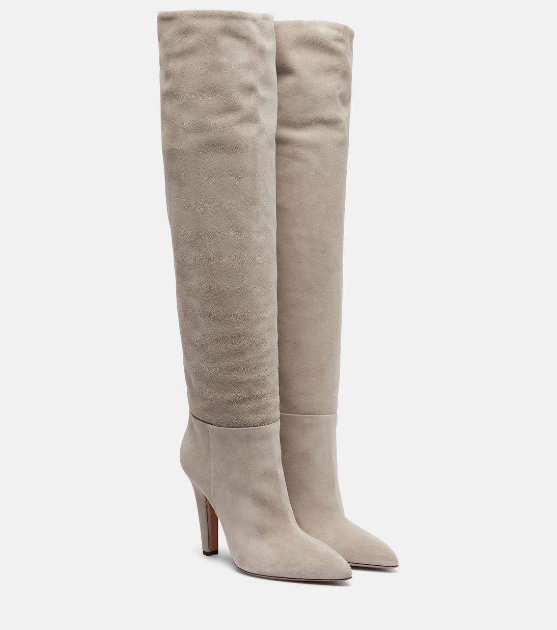 Overknee-Stiefel Elsa 100 aus Veloursleder | Paris Texas