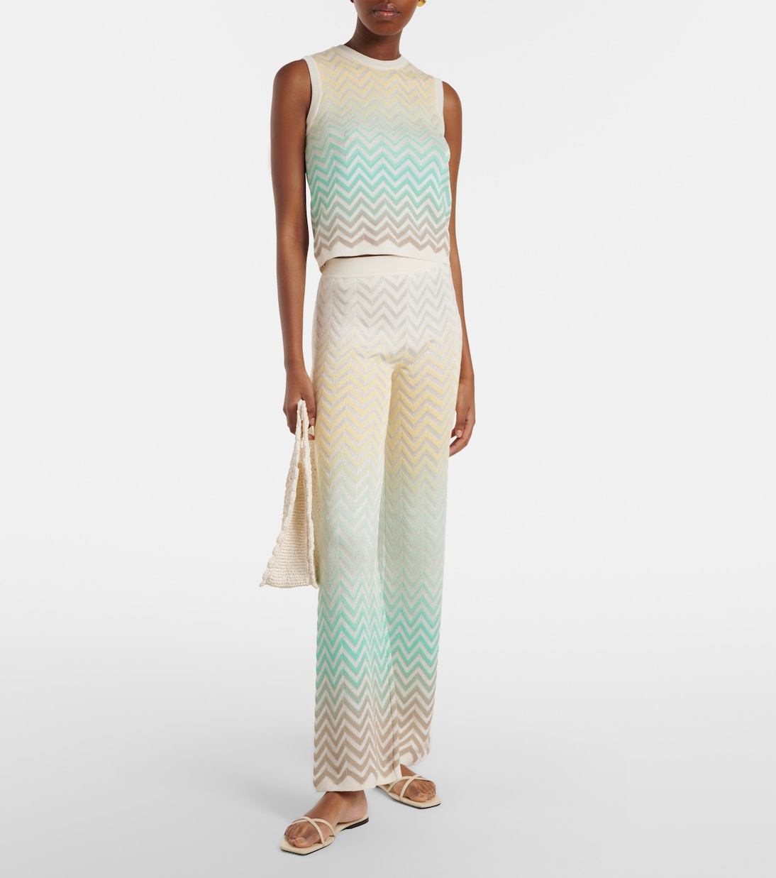 Zigzag cotton-blend top | Missoni