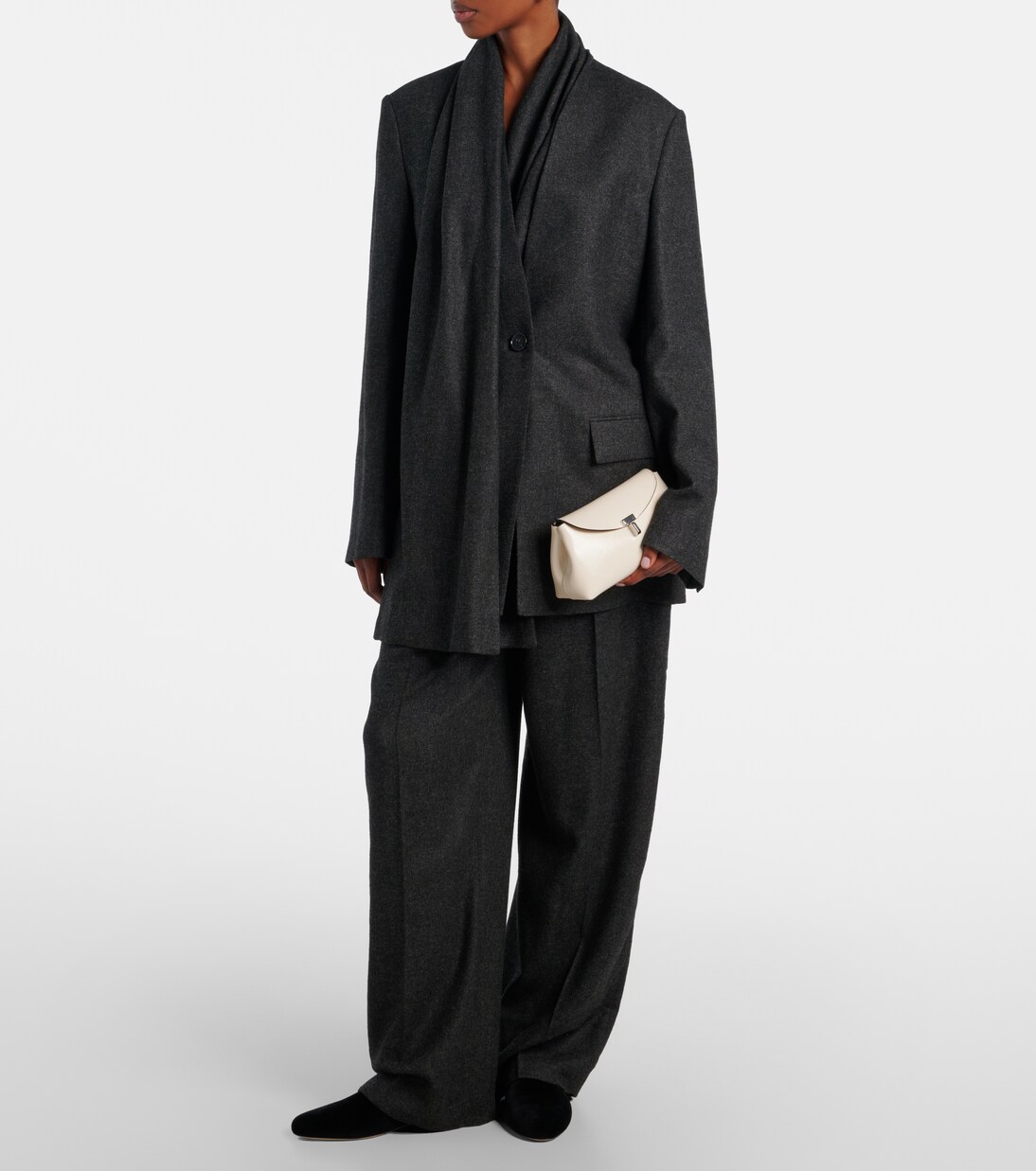 T-Lock Mini leather clutch | Toteme