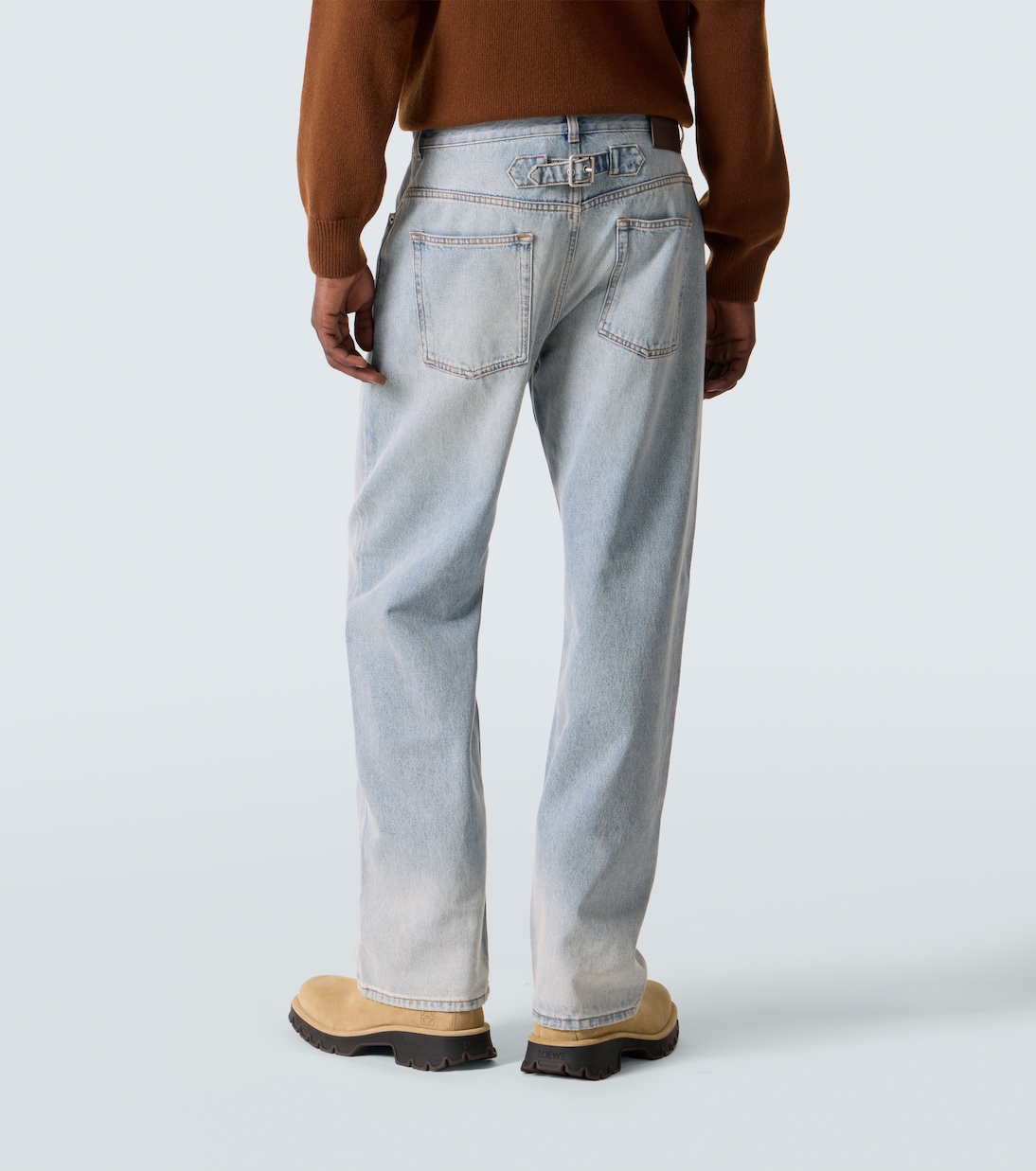 Faded straight jeans | Loewe