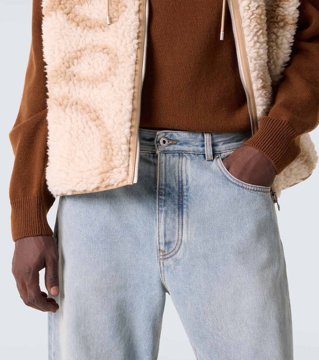 Faded straight jeans | Loewe