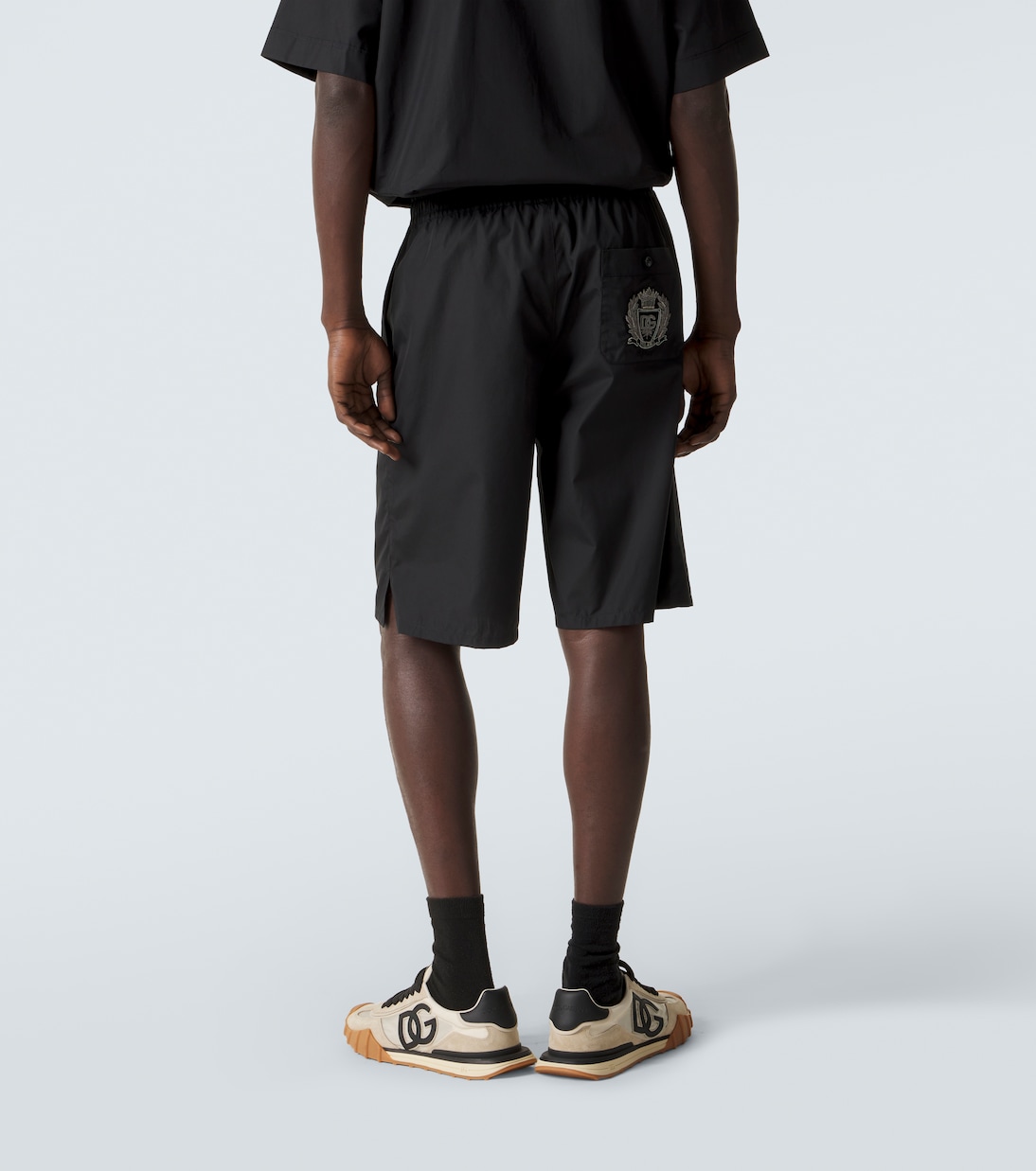 Bermudas Vanity de popelín de algodón | Dolce&Gabbana