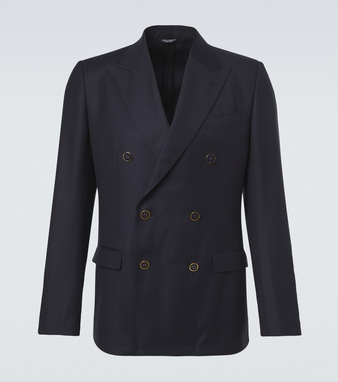Double-breasted virgin wool blazer | Dolce&Gabbana