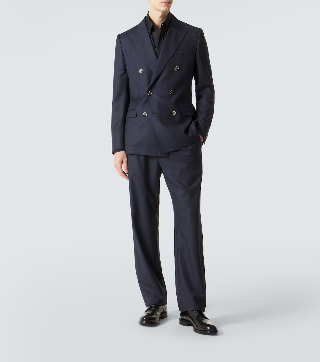 Double-breasted virgin wool blazer | Dolce&Gabbana