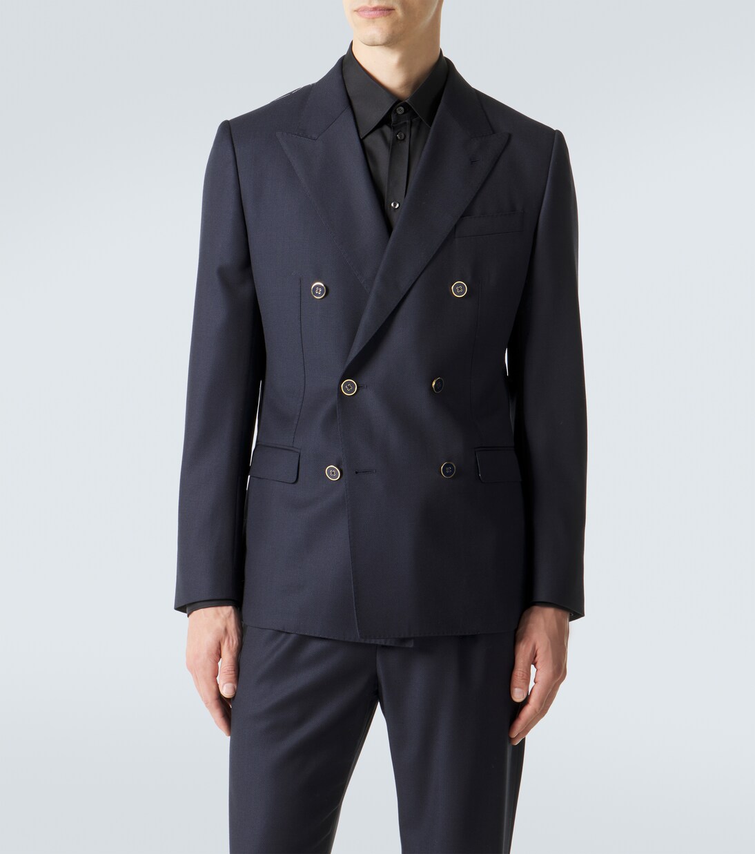 Double-breasted virgin wool blazer | Dolce&Gabbana