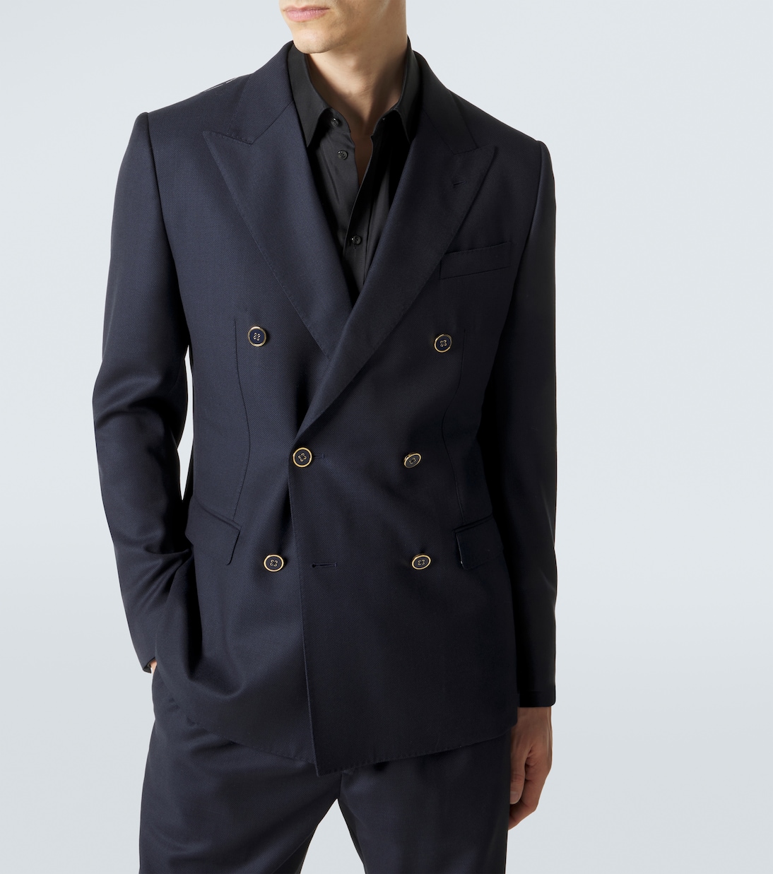 Double-breasted virgin wool blazer | Dolce&Gabbana