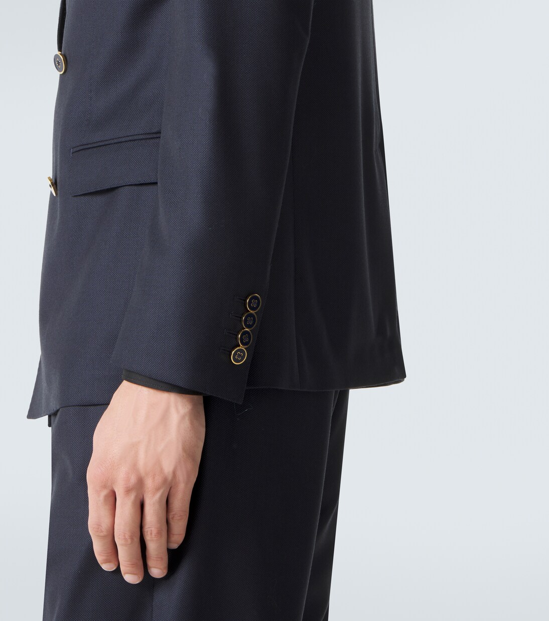 Double-breasted virgin wool blazer | Dolce&Gabbana