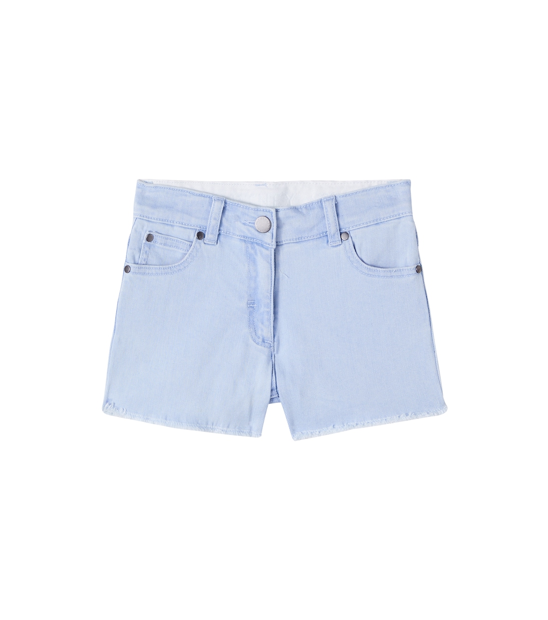 Jeansshorts mit Häkelstrick | Stella McCartney Kids