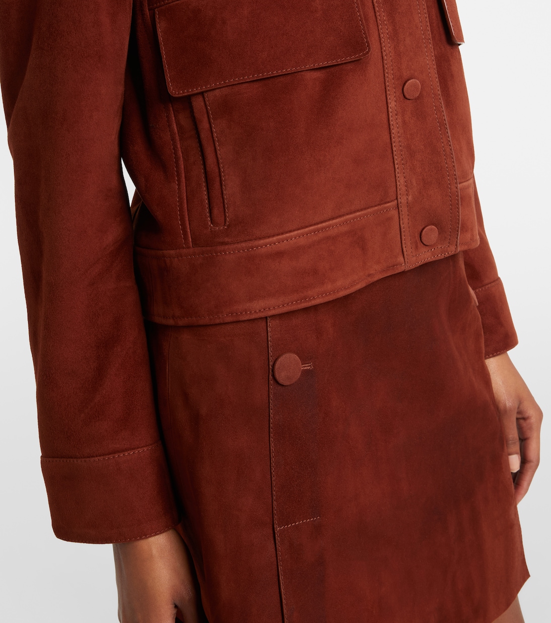 Giacca in suede | Yves Salomon