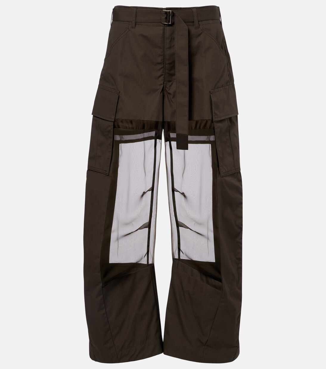Paneled cotton cargo pants | Sacai